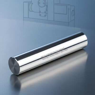 يشتري عصا المكبس الكرومية من الفولاذ المقاوم للصدأ بقوة الوصول 520 N / MM2 وقسوة السطح Ra0.2-0.4 للتطبيقات الهيدروليكية المقاومة للتآكل تصنيع عبر الإنترنت